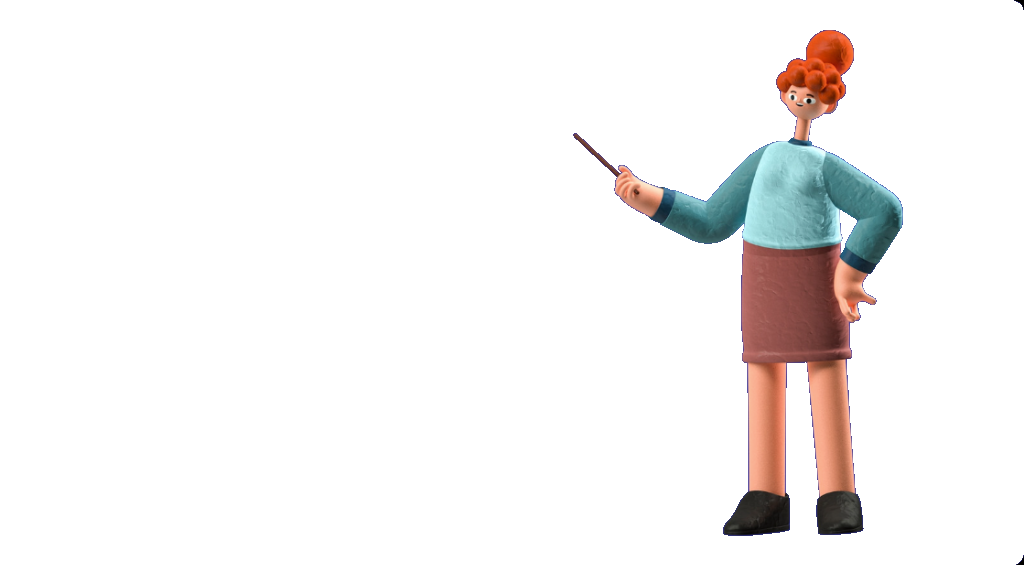 3D Clay Character Teacher